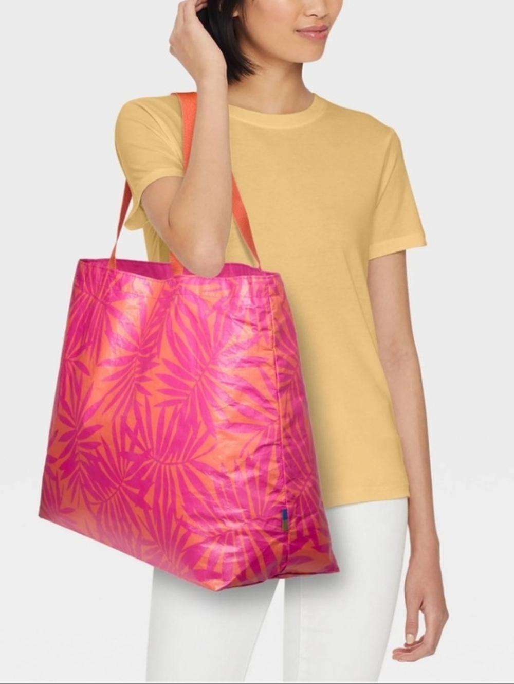 Tik Tok Viral Tropical Reversible Summer Tote Waterproof - Picture 3 of 5